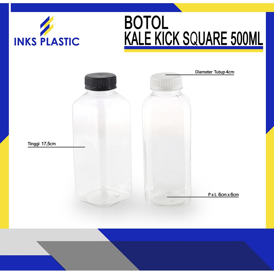 500 ml kick square kale bottle contains 10 pcs | Shopee Philippines