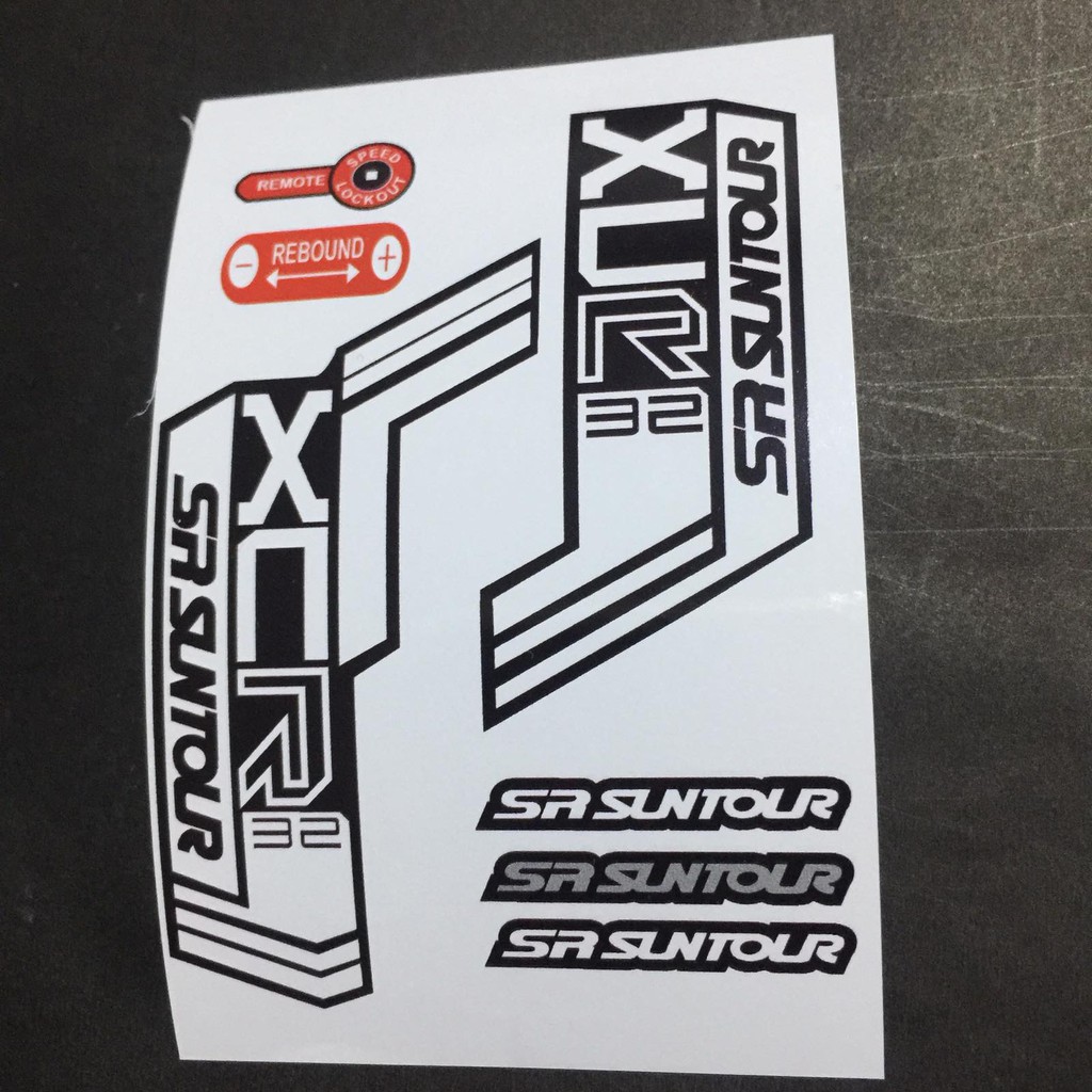 SR Suntour xcr 32 / Customize color ( Fork Decals / Bike sticker fork ...