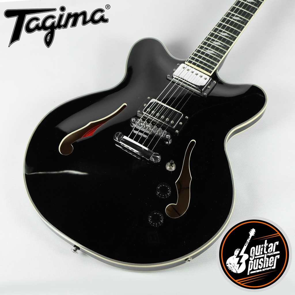 Tagima Seattle Semi Hollow Electric Guitar (Blue, Black) | Shopee ...