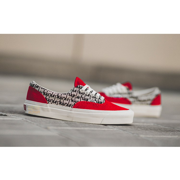 ready stock] original Vans X Fear Of God Era a 95 white red shoes