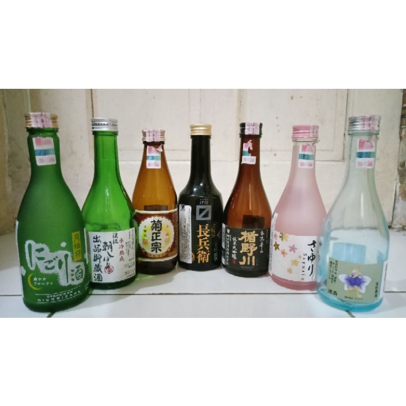 Selling Used Sake Mini Bottles (SIZE 300 ML RANDOM, MIN ORDER 3 PCS ...