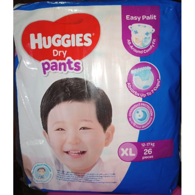 Huggies dry sale pants xl price