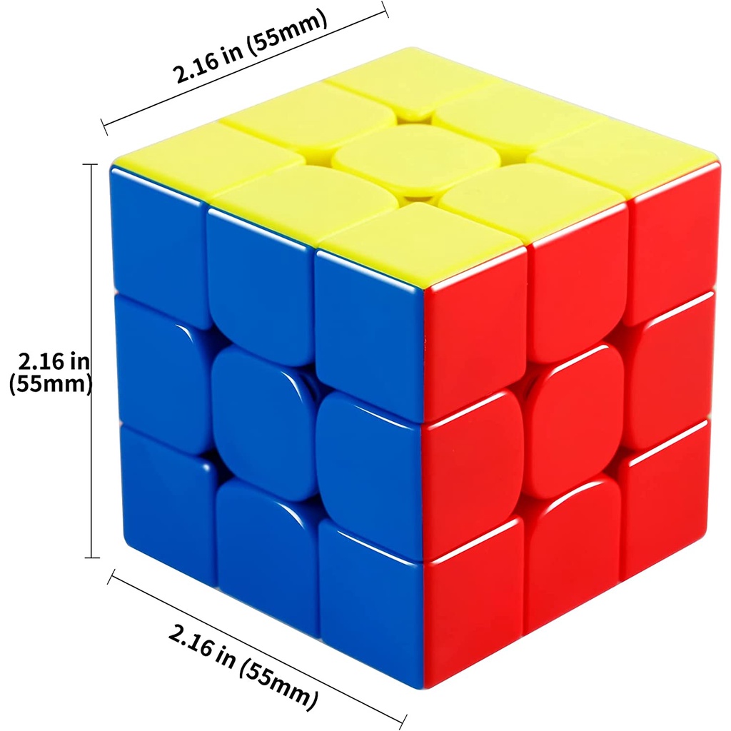 Cubo De Rubik MoYu RS3M 2020 3x3 – Con Sistema De Ajuste Dual, Imanes De 48 Piezas Y Acabado Sin Pegatinas, Ideal Para Speedcubers Principiantes Y Avanzados