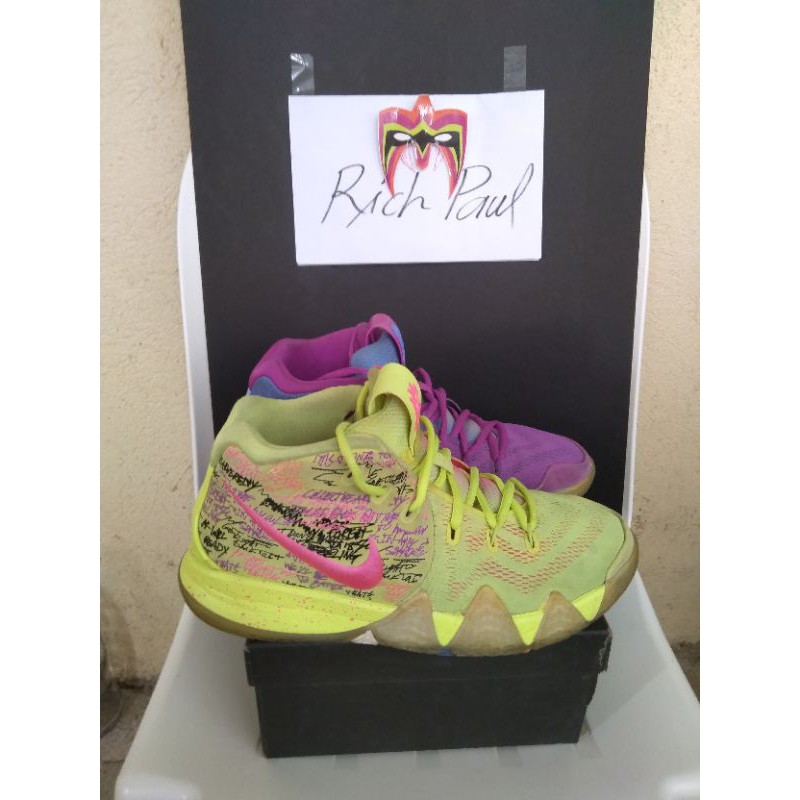 Kyrie 4 hot sale confetti gs