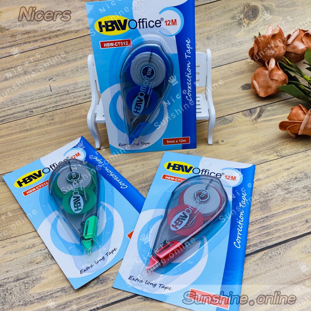 HBW Correction tape 5mm x 12m - CT512 - HBW