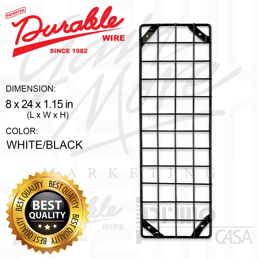 BACKINGMESH 8 X 24 Wire Grid Wall Hanging Display Storage Durablewires   A30044b2d560338ed6a73313c15a01d4