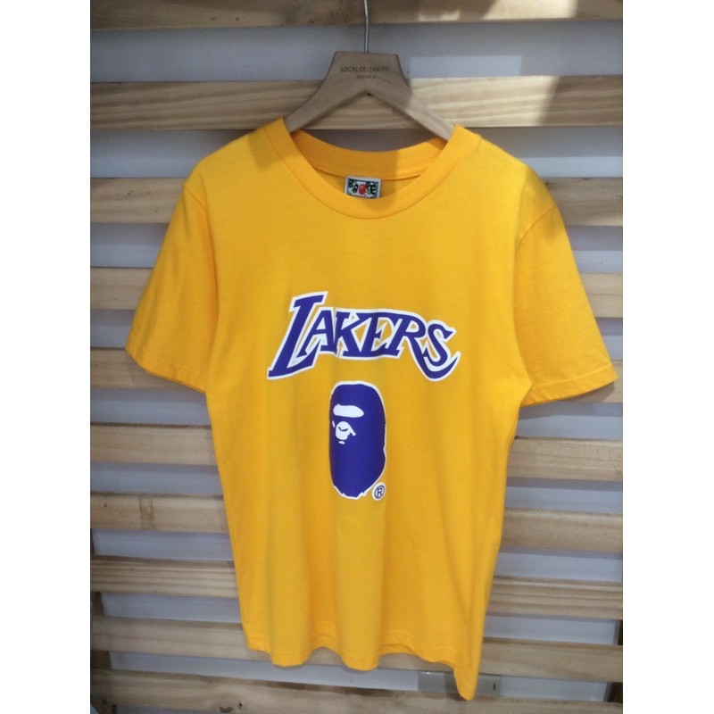 Bape lakers best sale t shirt