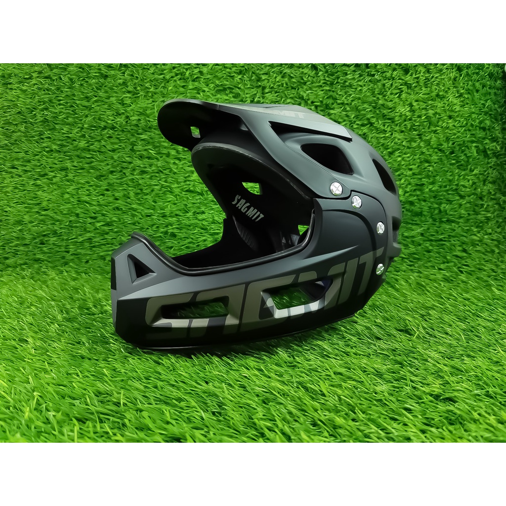 GBBS Sagmit Full Face Bike Helmet RSPRO Detachable Chin Guard Mountain