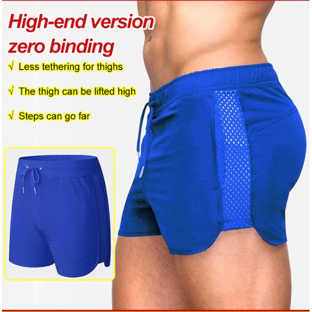 Men's Stretch Mesh Sports Shorts/ Running shorts/surfing shorts/gym ...