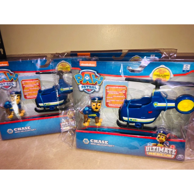 Paw patrol chase mini helicopter sale