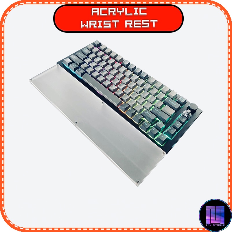 Acrylic Keyboard Wrist Rest for Mechanical Keyboard by IMU Studio