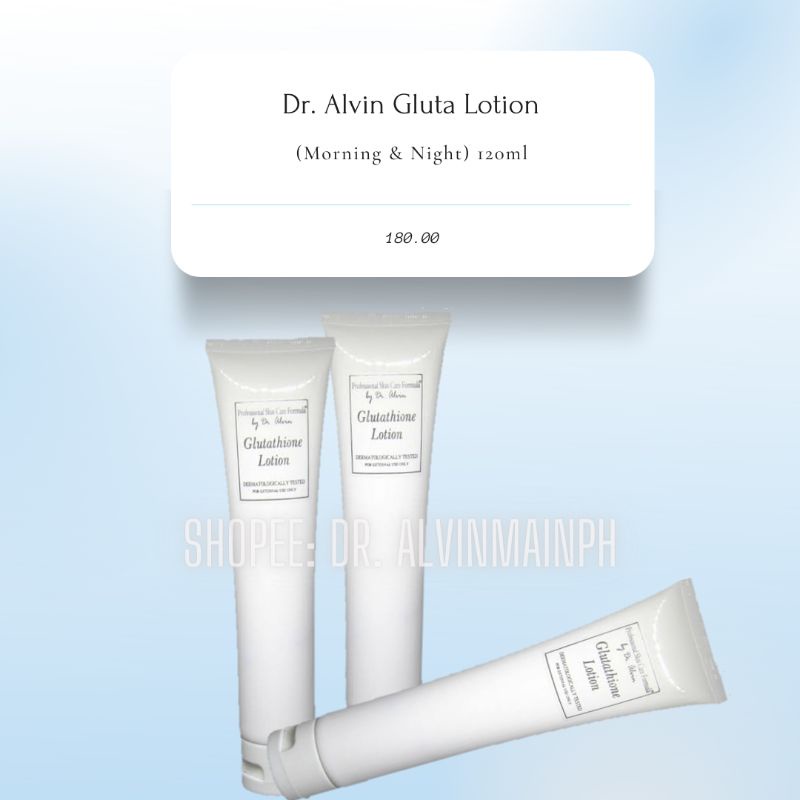 dr alvin glutathione lotion dr alvin gluta lotion whitening (1pc)