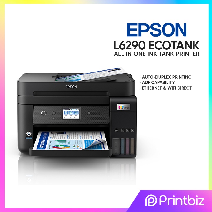 Epson EcoTank L6290 A4 Wi-Fi Duplex All-in-One Ink Tank Printer with ...