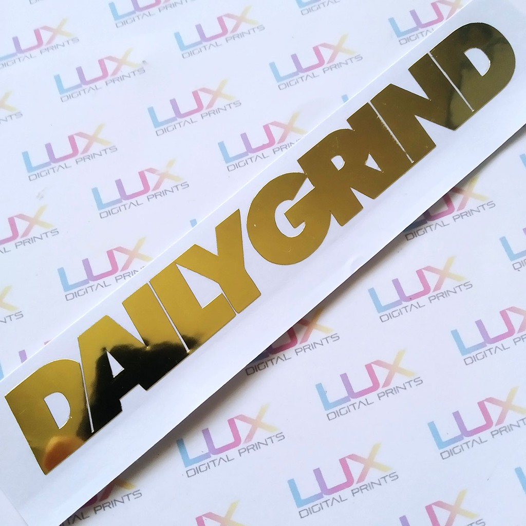 DAILY GRIND 002 Die-Cut Vinyl Sticker/Decal/car/motor/laptop/mugs ...