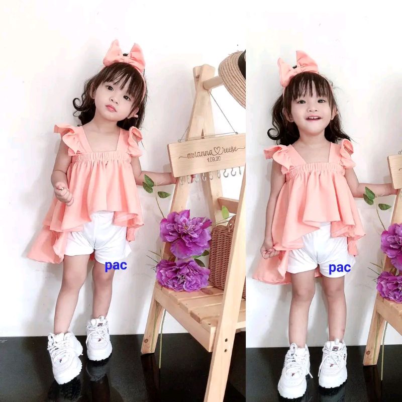 Kara 3in1 Longback Coords | OOTD KIDS 1 TO 3 YRS OLD | Shopee Philippines