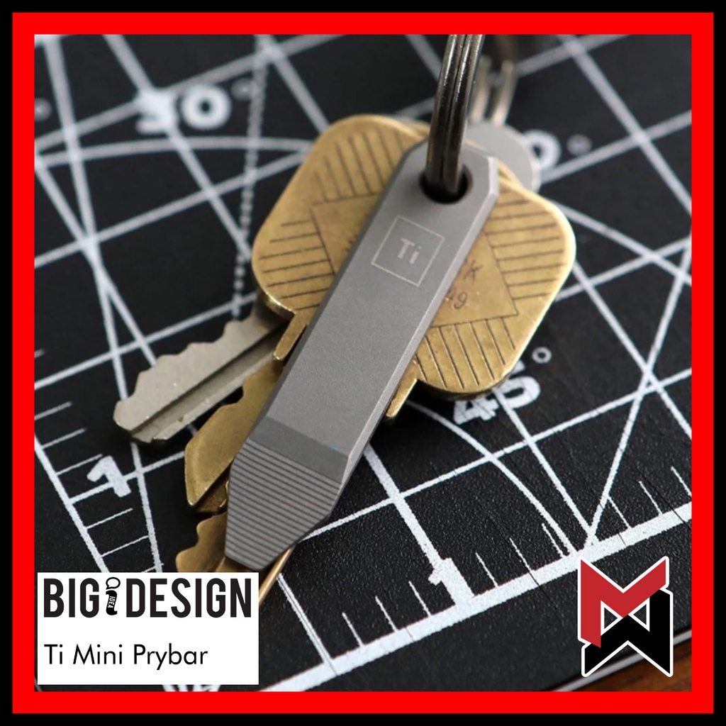 BIGiDESIGN - Ti Mini Prybar - Titanium Mini Pry Bar - Big Idea Design ...