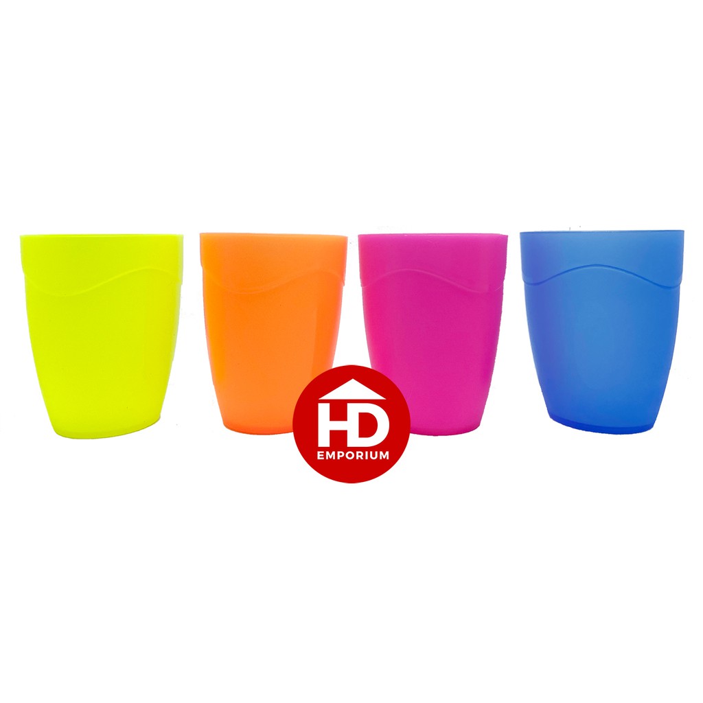 Small Plastic Tumblers 200ml (6 pcs) baso #200 | Shopee Philippines