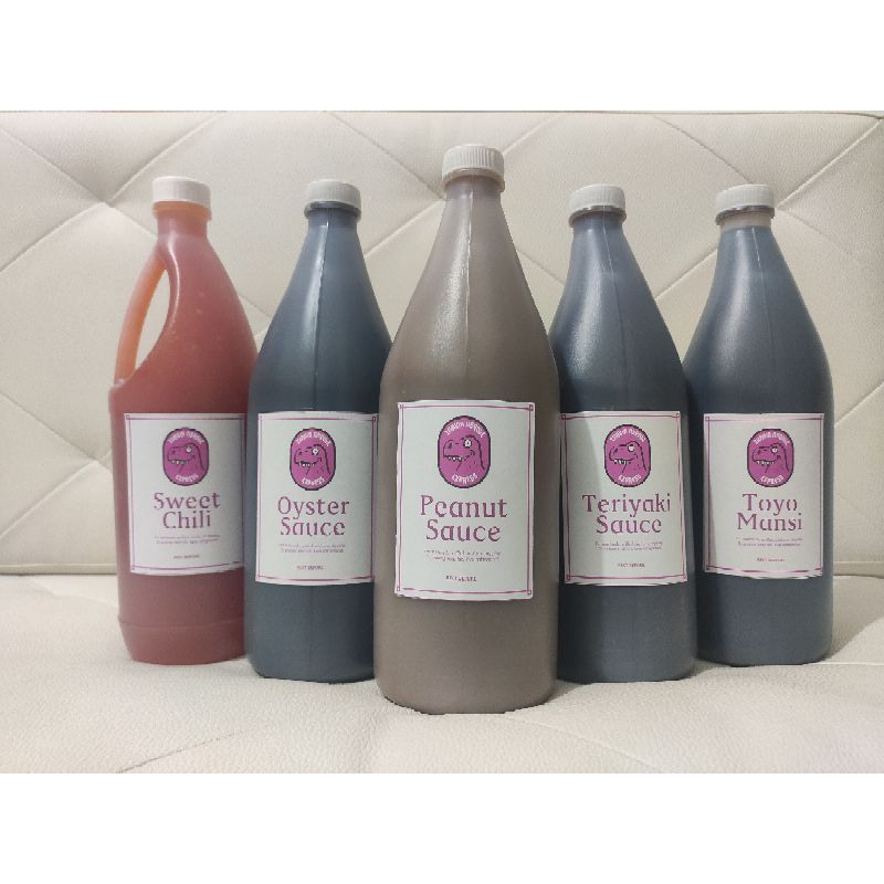 Fried Noodle Sauces Oyster Sauce, Sweet Chili, Toyomansi ,Teriyaki and