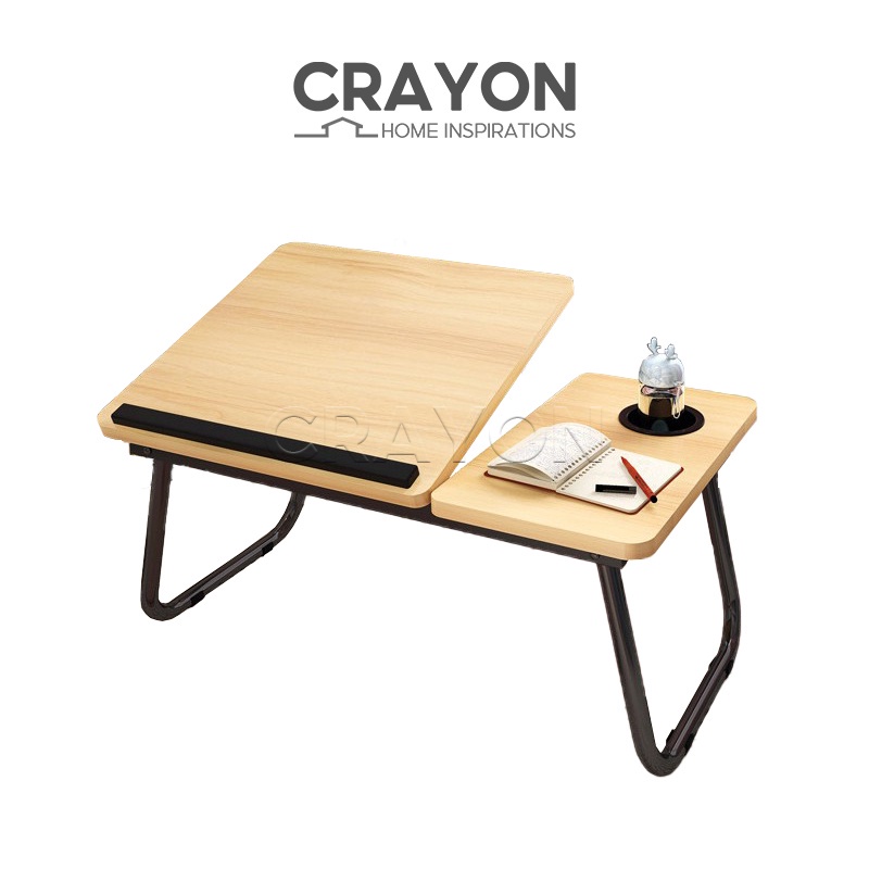 Bed Foldable Laptop Desk Portable Computer Notebook Sofa Table 55x 32x 25cm Shopee Philippines