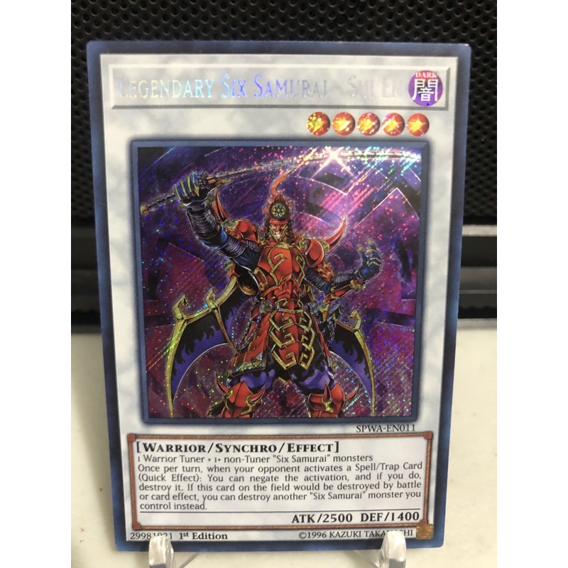 Legendary Six Samurai - Shi En Secret Rare Yugioh | Shopee Philippines
