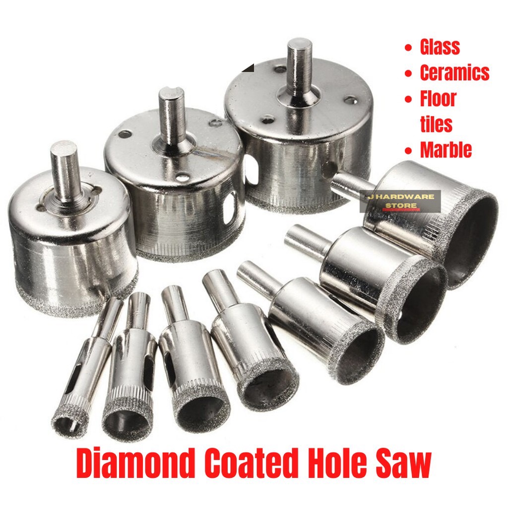 20 Brocas De Núcleo De Diamante 8mm Para Vidrio, Mármol, Azulejo Y Granito