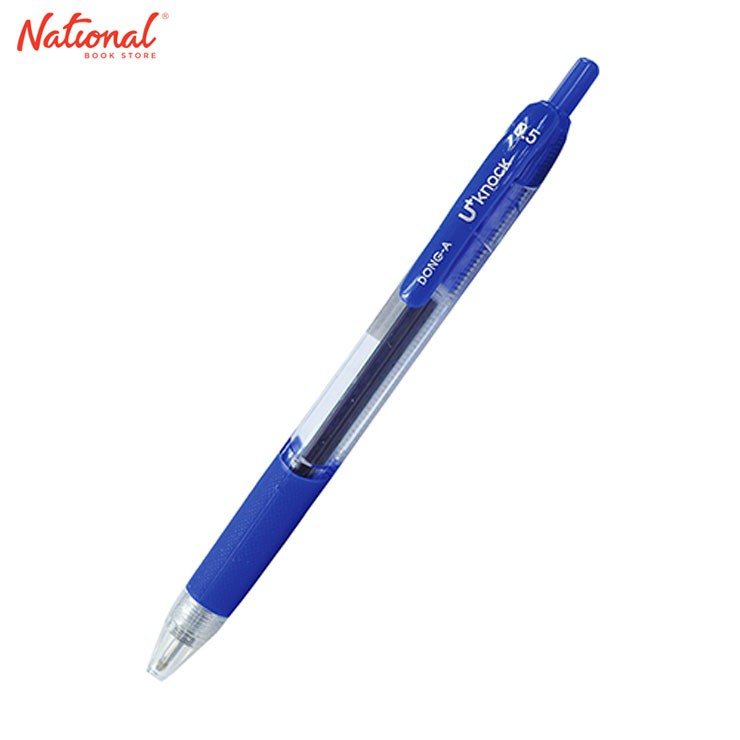 Dong-A Unknock Ballpoint Pen 57, Blue 0.5Mm National Book Store ...