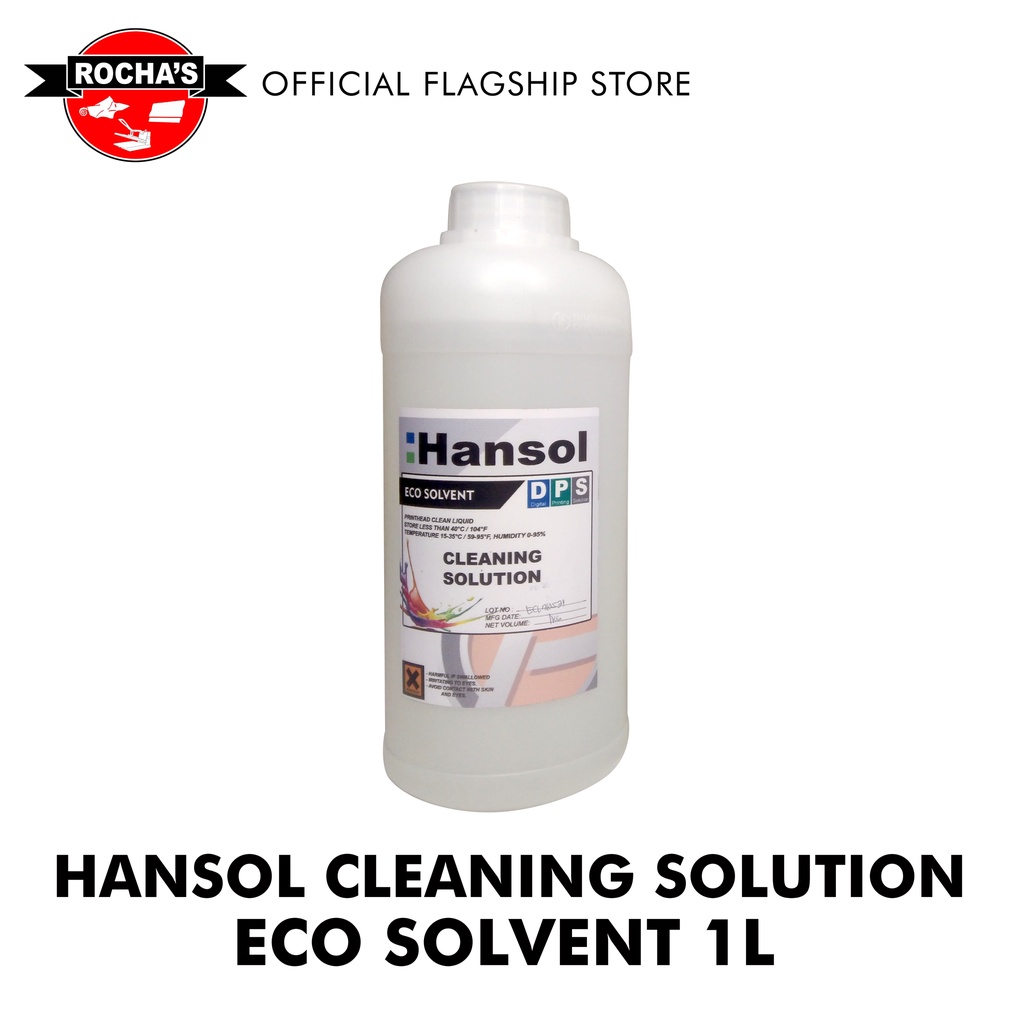 [ROCHA'S] CLEANING SOLUTION SPECIAL FOR ECO SOLVENT INK x 1 Liter ...