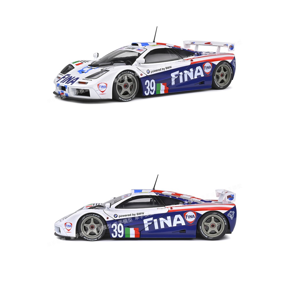1:18 McLaren F1 GTR Short Tail Blue #50 Giroux Grouillard/Deletraz 24H Le Mans 1995 Diecast Model - Solido