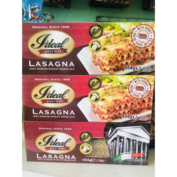 Ideal Lasagna Pasta 454g (1lb) Shopee Philippines