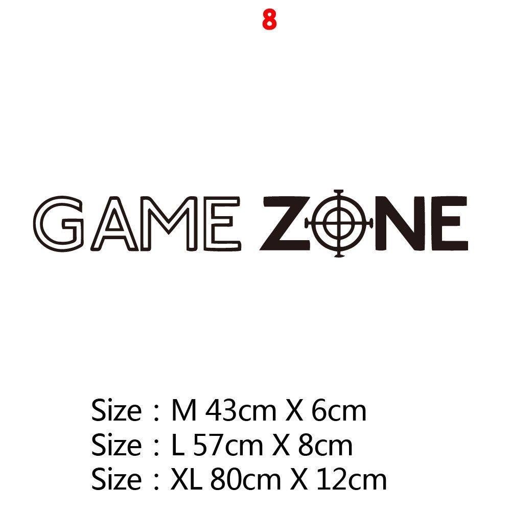 Gamer Vinyl Wall Sticker For Game Room Decor For Kids Room Decoration ...