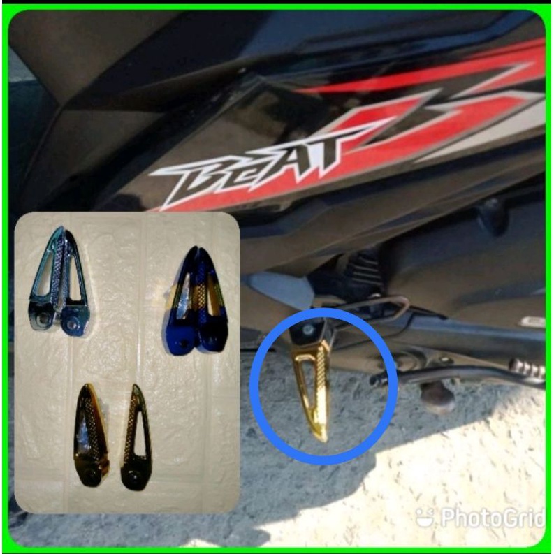 footrest for Honda beat fi/beat street 2021/beat carb/click v1 | Shopee ...