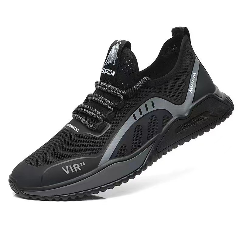【HHS】 Men Shoes Rubber Sports Running Casual White Shoes breathable ...