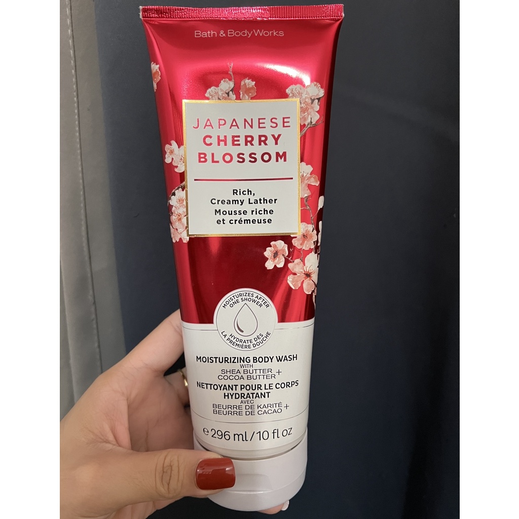Authentic Bath and Body Works Japanese Cherry Blossom Body Wash with