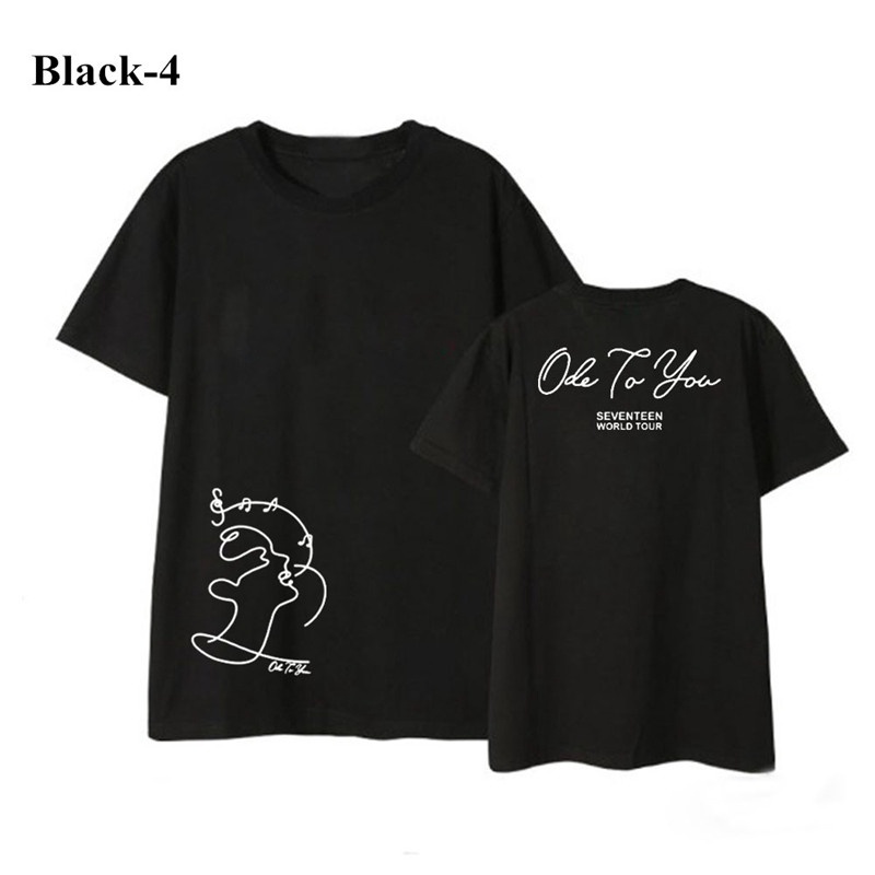 KPOP SEVENTEEN T-Shirt WORLD TOUR ODE TO YOU Concert Short Sleeve