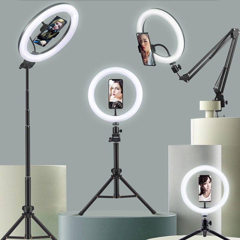 RGB LED Ring Light with Tripod Stand Luminaria Lights Led Lamp with