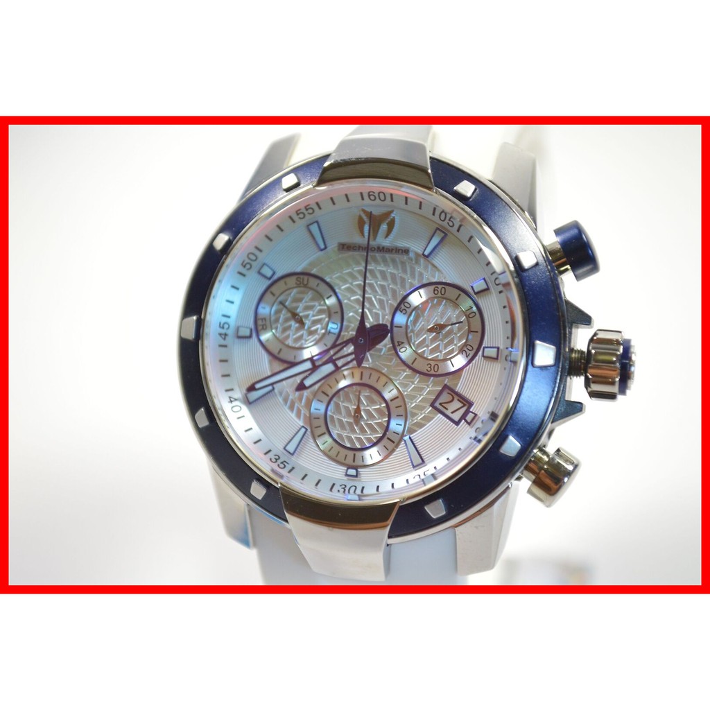 Technomarine white online watch