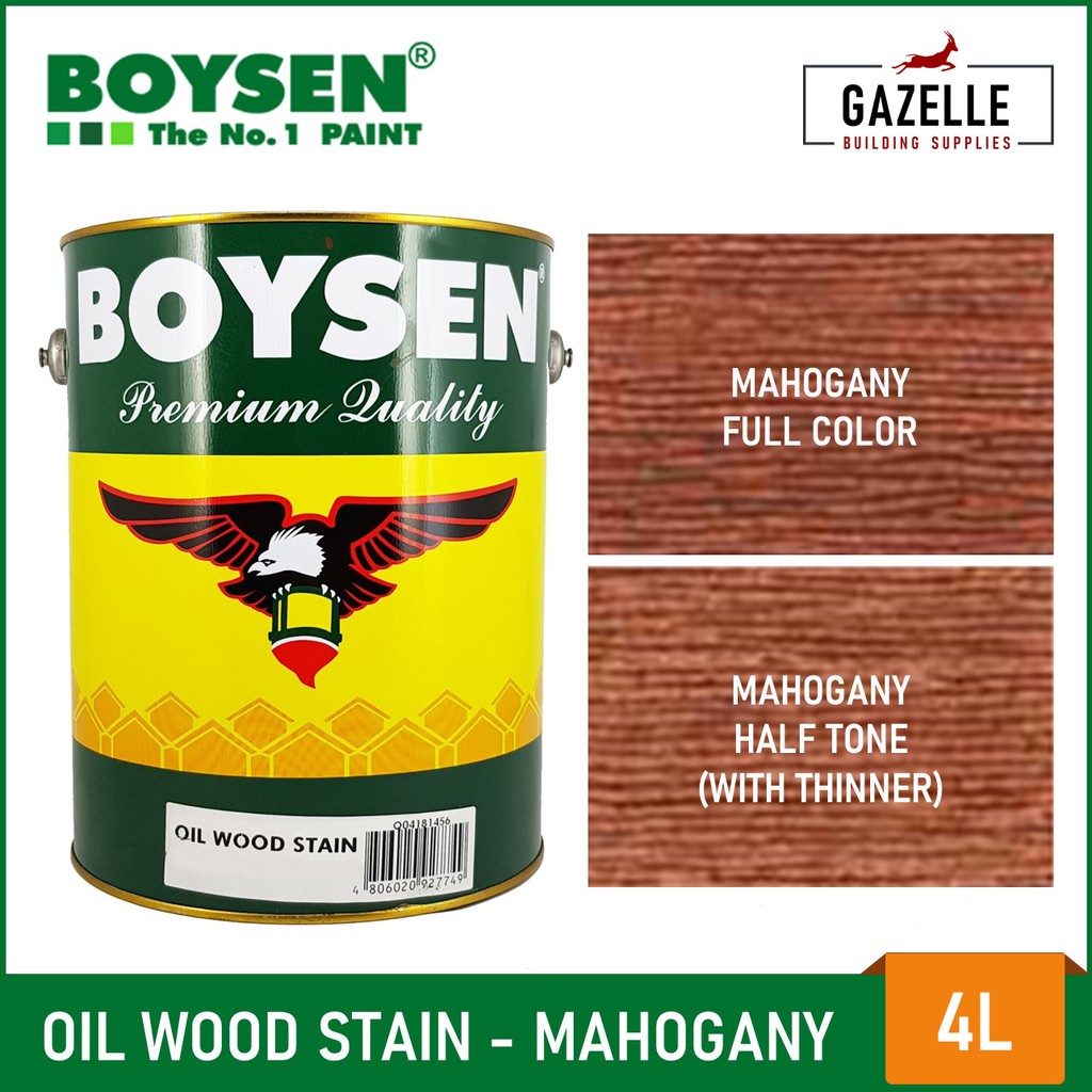 Original Boysen Oil Wood Stain 4L Shopee Philippines