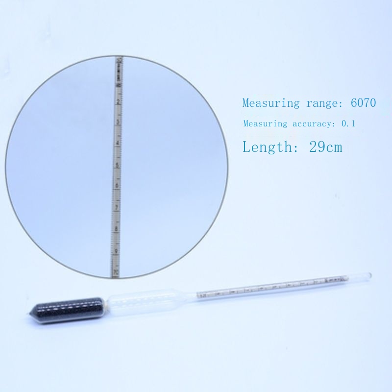 Two delivery glass hydrometer liquid density meter Pompeii meter Pompeii hydrometer Liang Pi