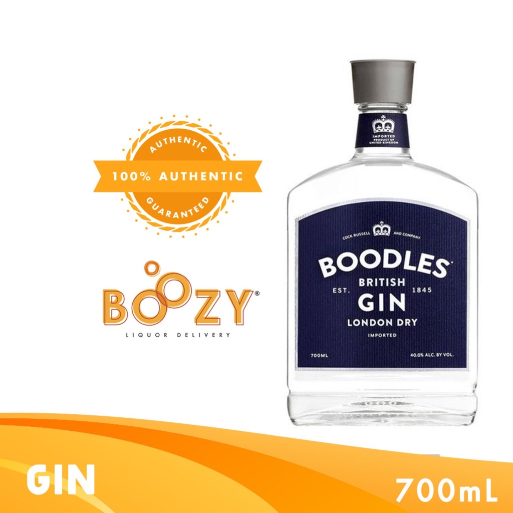 Boodles British Gin 700ml Shopee Philippines