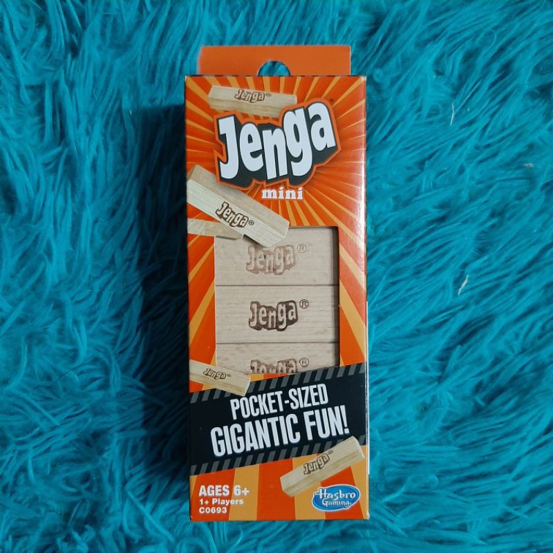 Hasbro Gaming Jenga Mini PocketSized Shopee Philippines