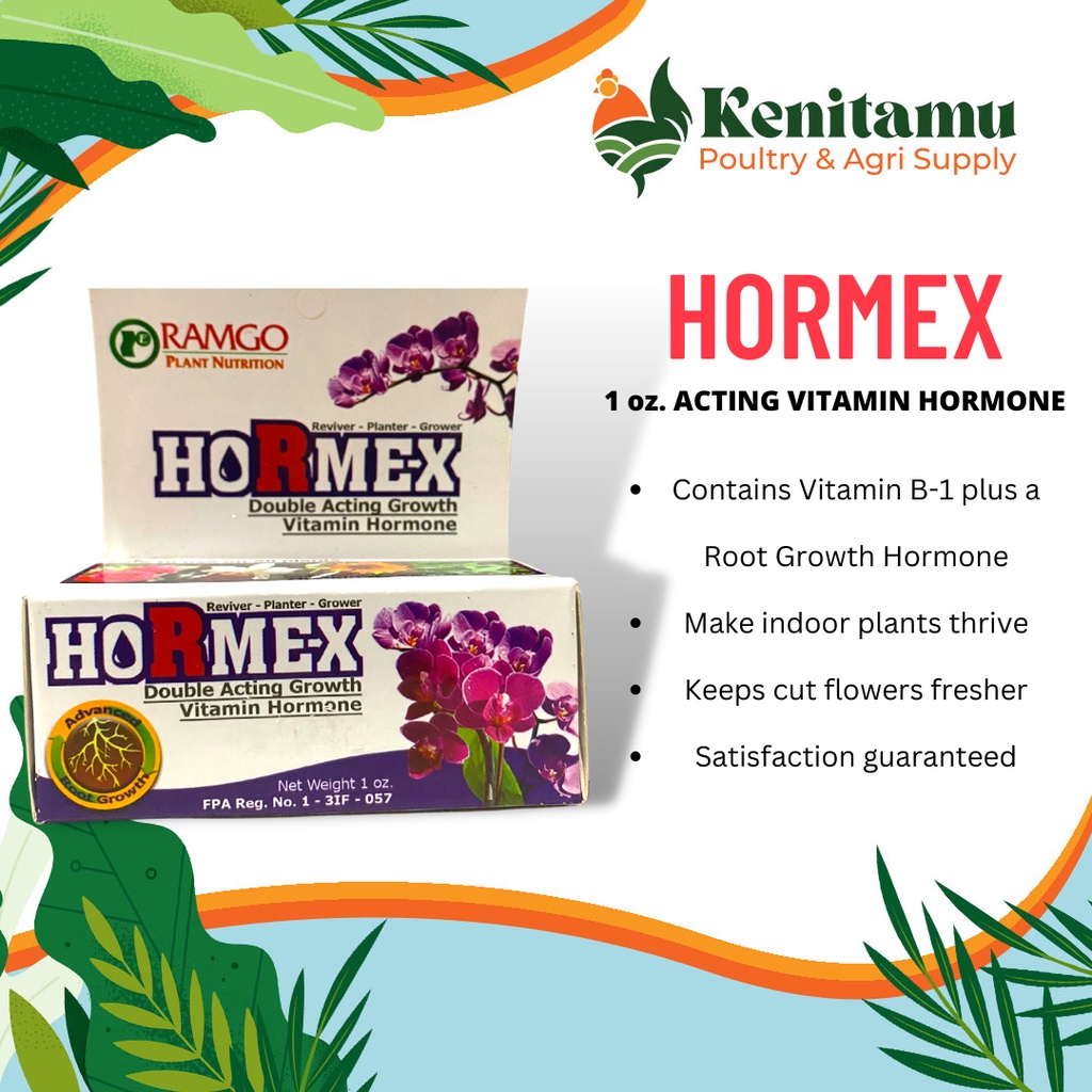 HORMEX ROOT GROWTH STIMULANT AND VITAMIN HORMONE BY: RAMGO | Shopee ...