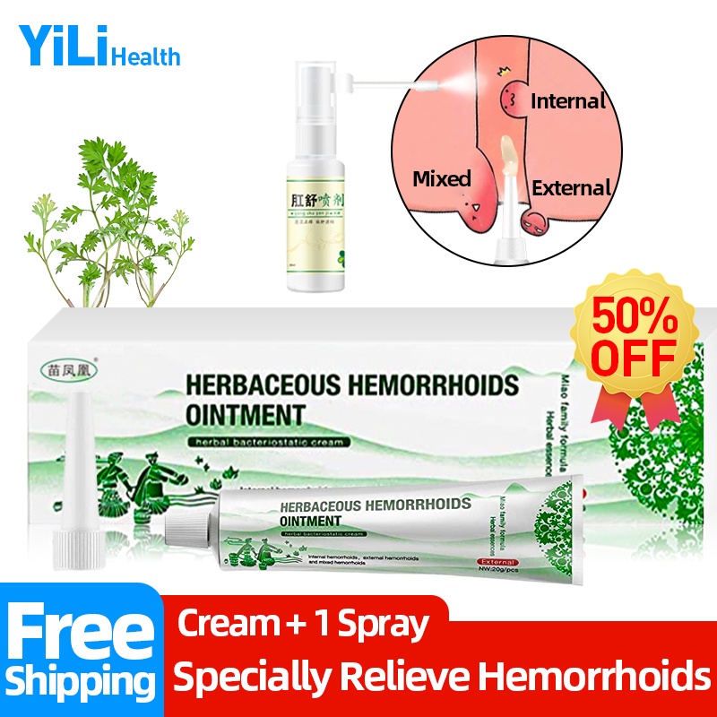 Hemorrhoids Medicine Ointment Plant Herbal External Internal Hemorrhoid Spray Anal Fissure