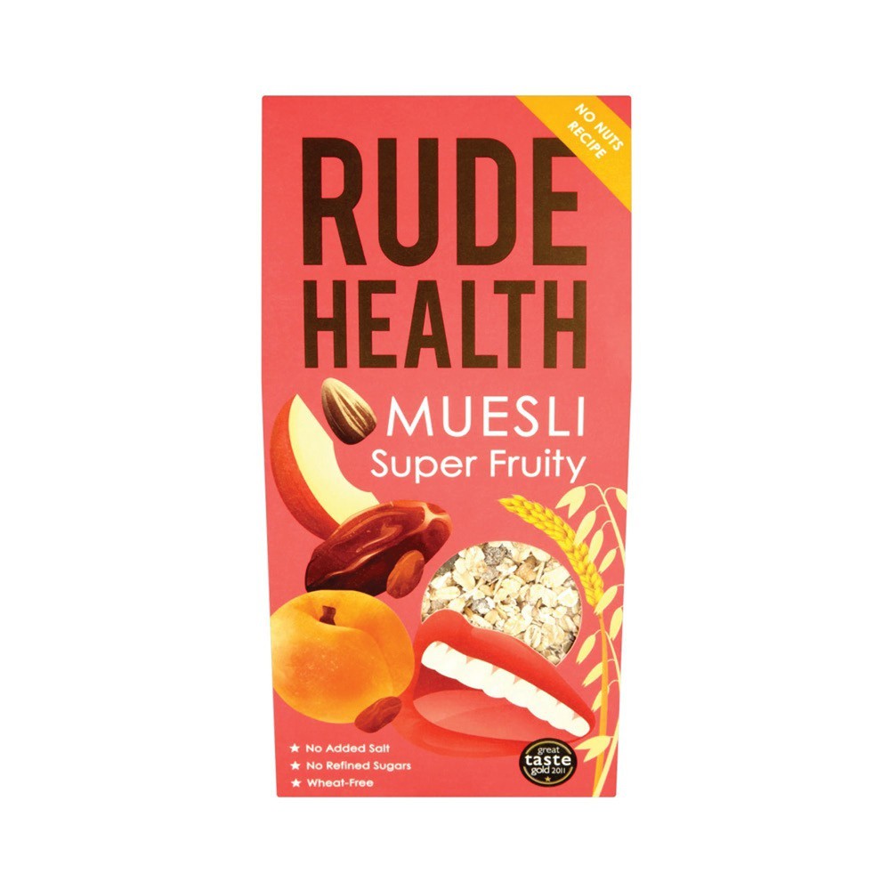 Rude Health | Bircher Muesli - Soft & Fruity | 1 X 375g | UK - View #13