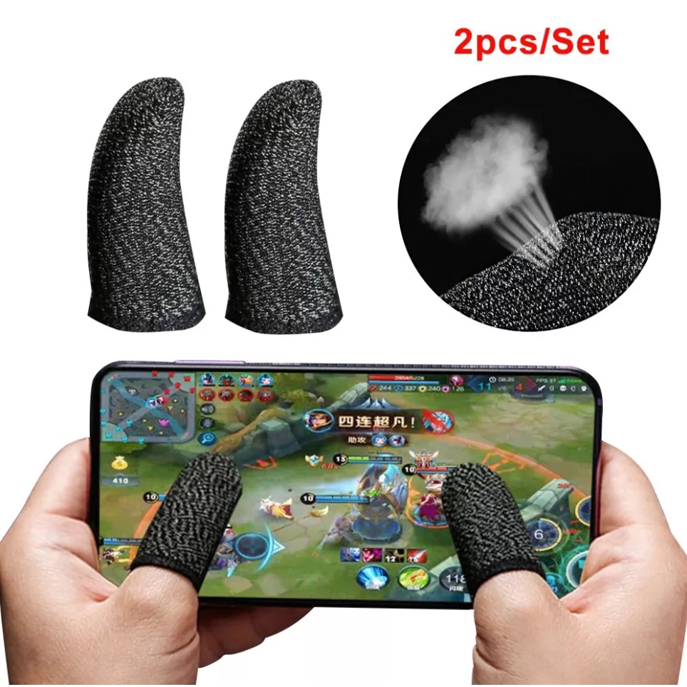 JK Finger 5pairs Sleeve Mobile Phone Gaming Sweat-Proof Finger Cover ...