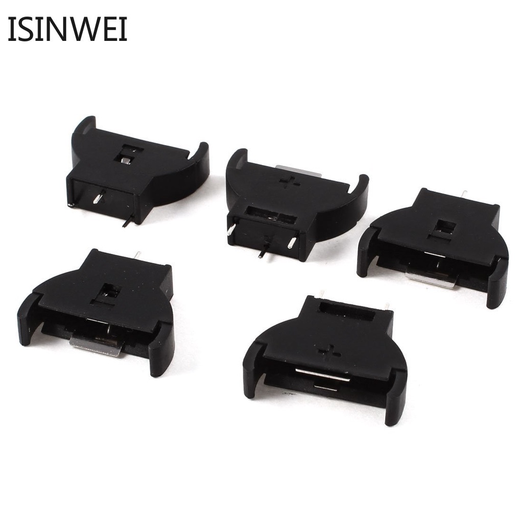 100-Piece CR2032 3V Coin Battery Holder Sockets - ROHS Compliant (Pack Of 100)