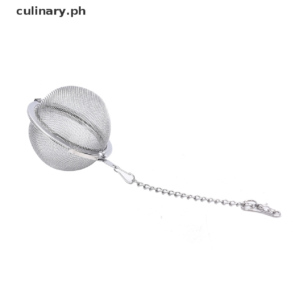 [culinary] 5cm Stainless Tea Infuser Sphere Locking Spice Ball Strainer ...