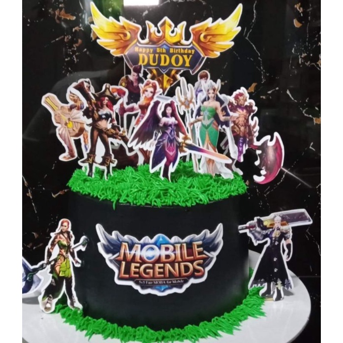 Mobile Legend Theme Cake Topper Shopee Philippines