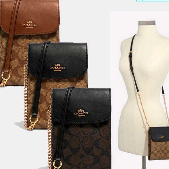 Coach Rachel Crossbody Phone Sling Shopee Philippines