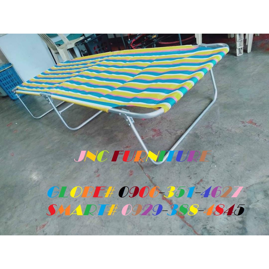 Nylon store folding cot