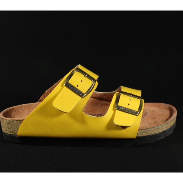 Birkenstock Yellow Synthetic leather High quality Shopee Philippines